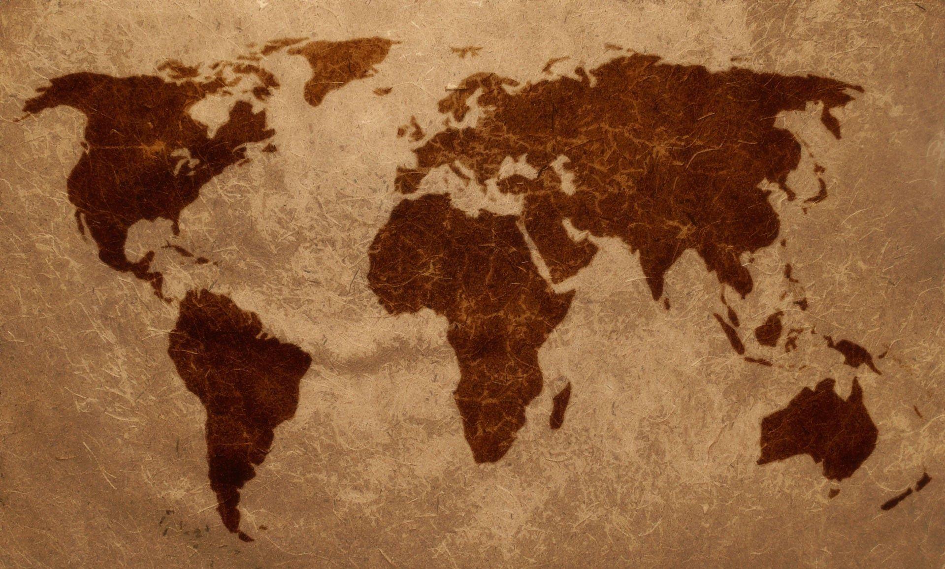 HD Earth Map Wallpaper