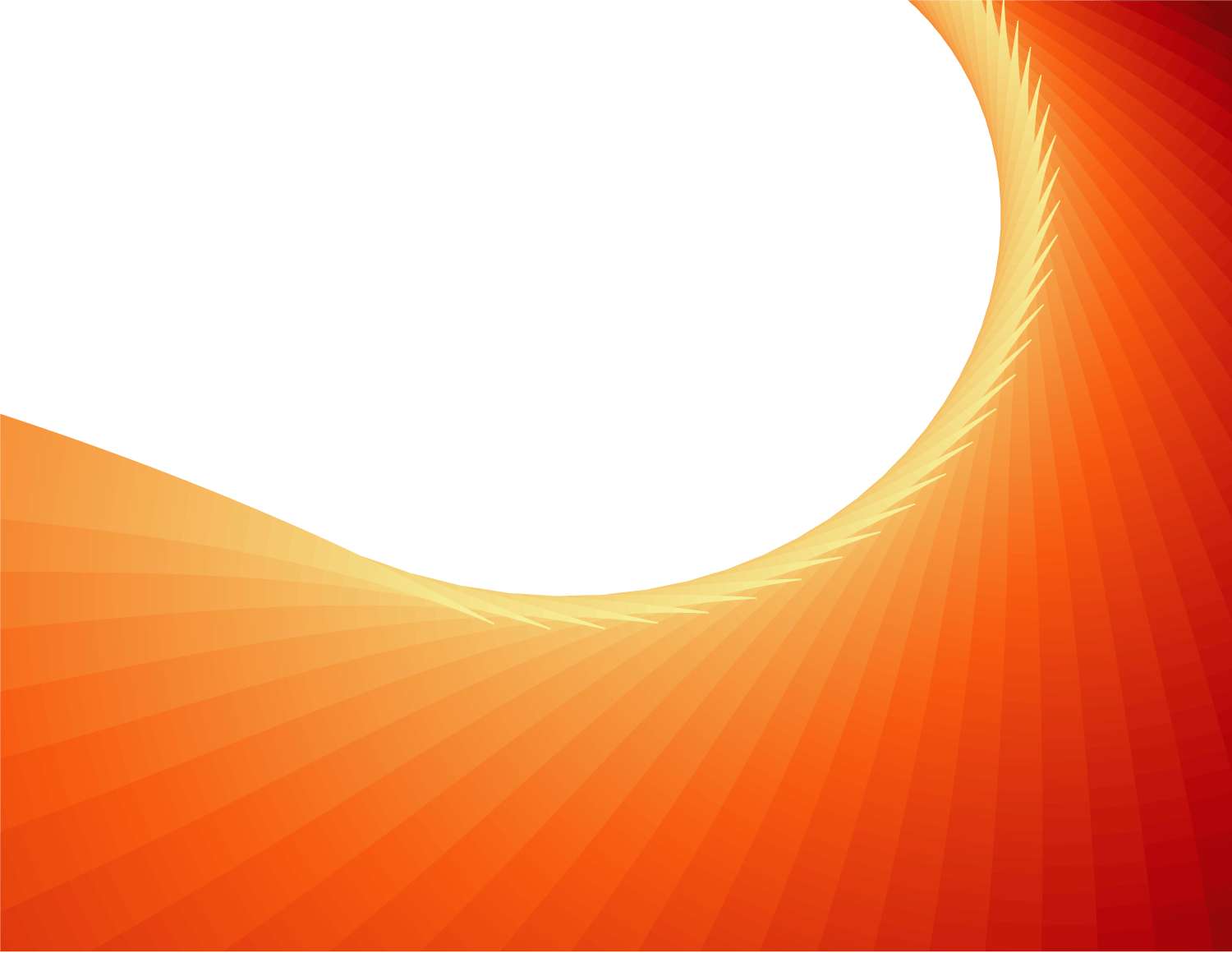 Orange Color Power Point Background &