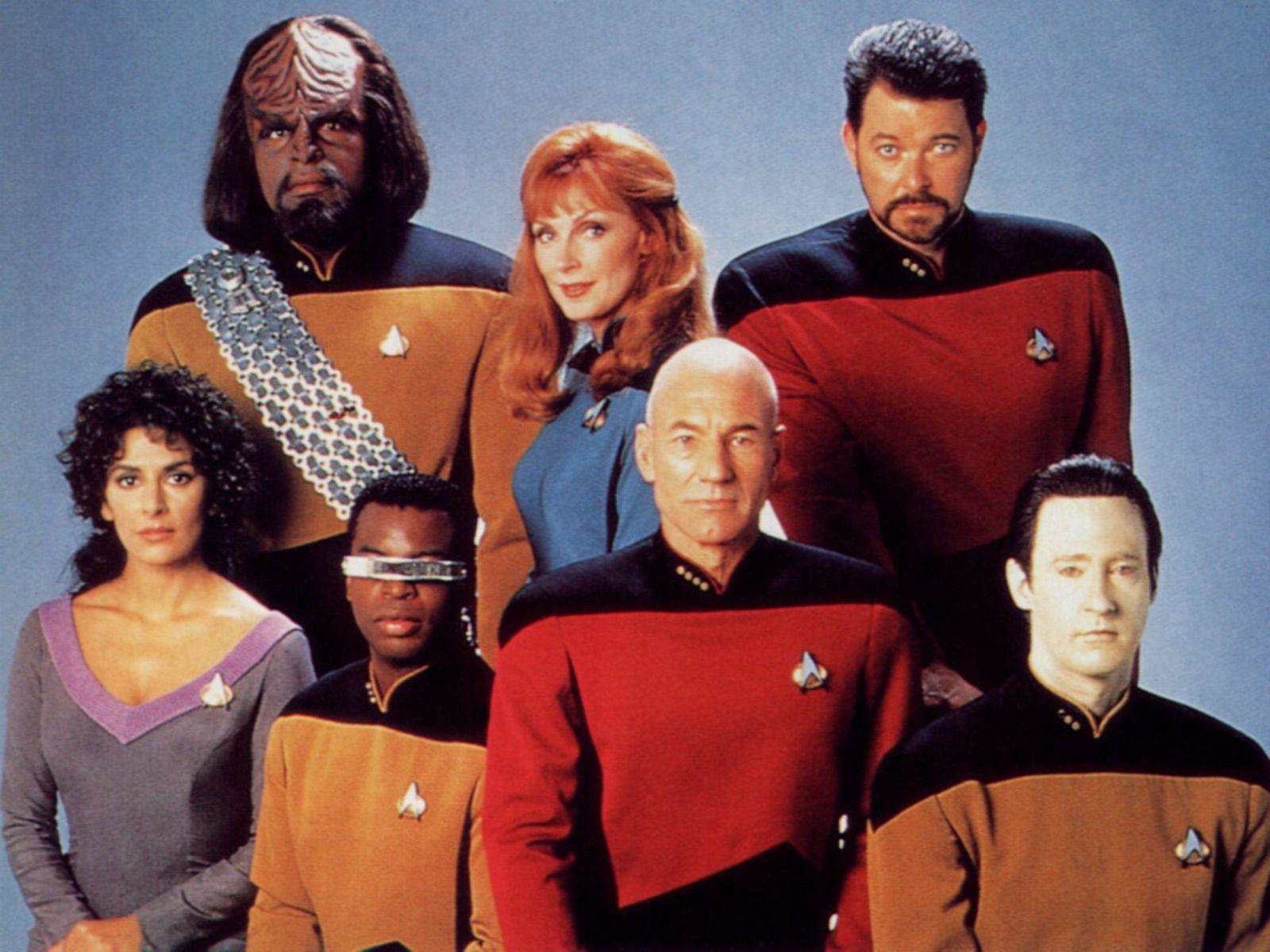 Star Trek The Next Generation Crew, free Star Trek computer