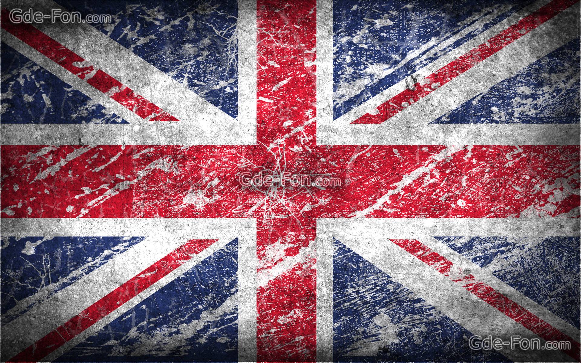 Download wallpaper flag, United Kingdom, Union Jack free desktop