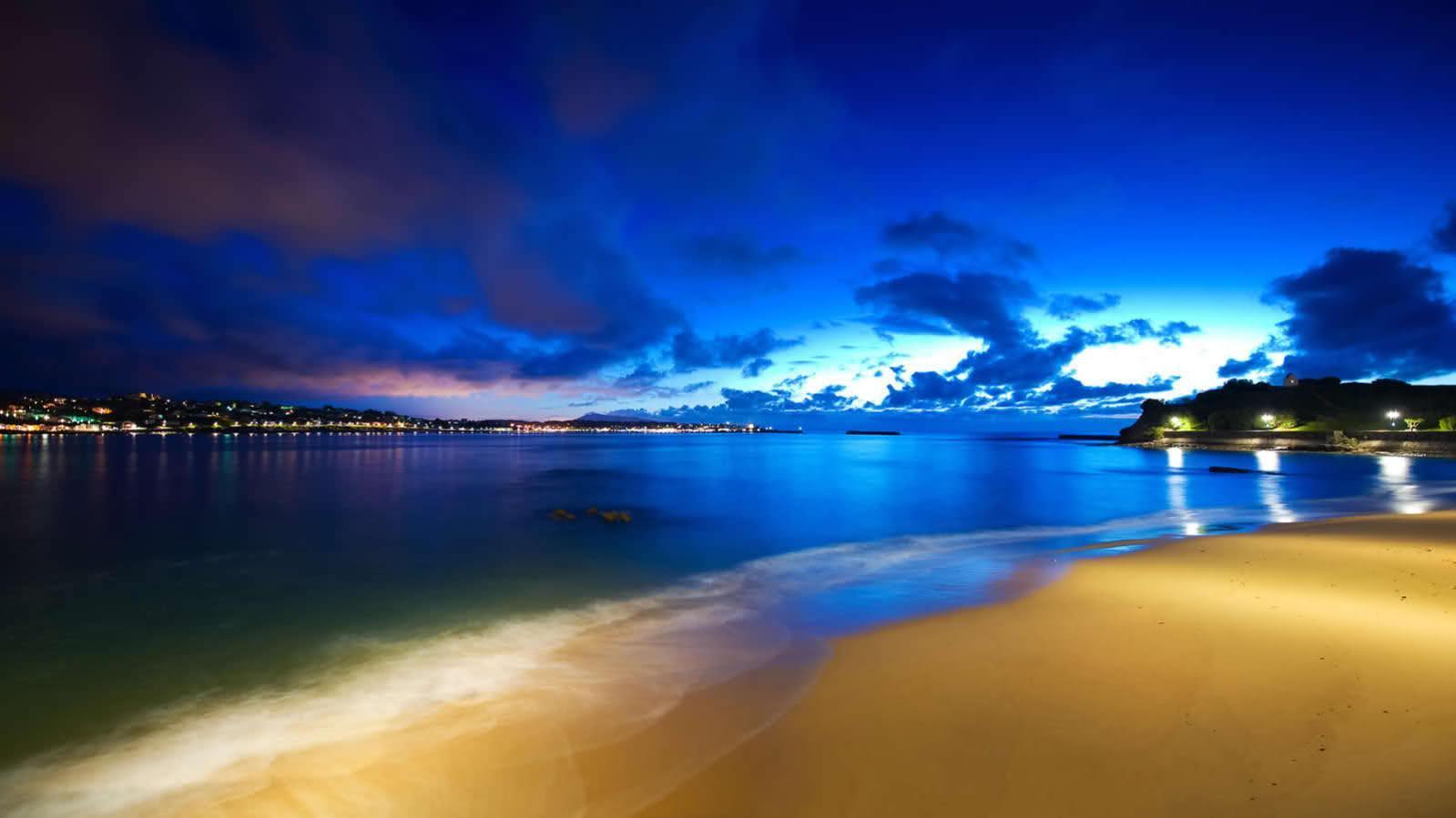 Beach Sunset Twitter Background