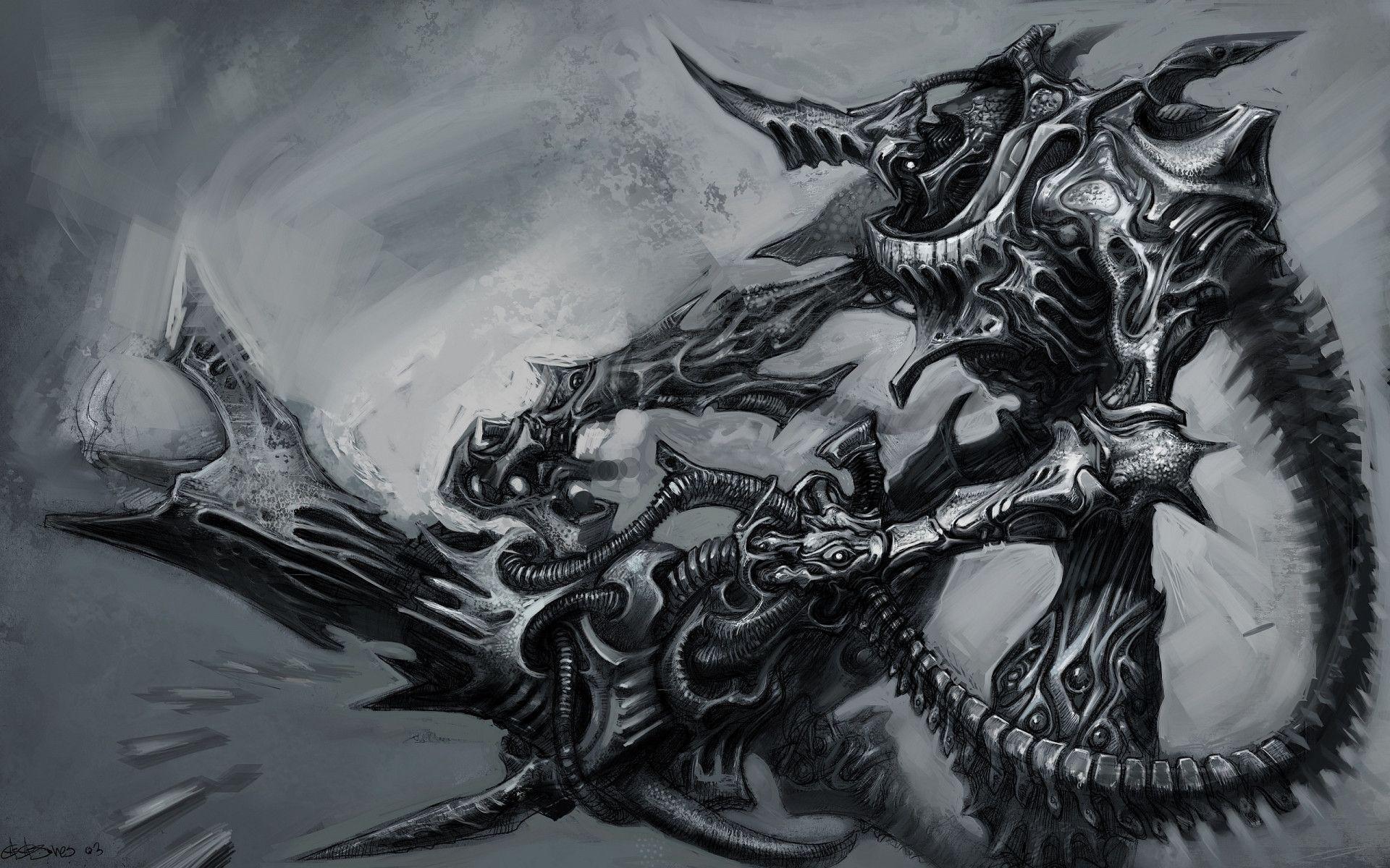 Demon&;s Souls video games warriors demon fantasy art weapons