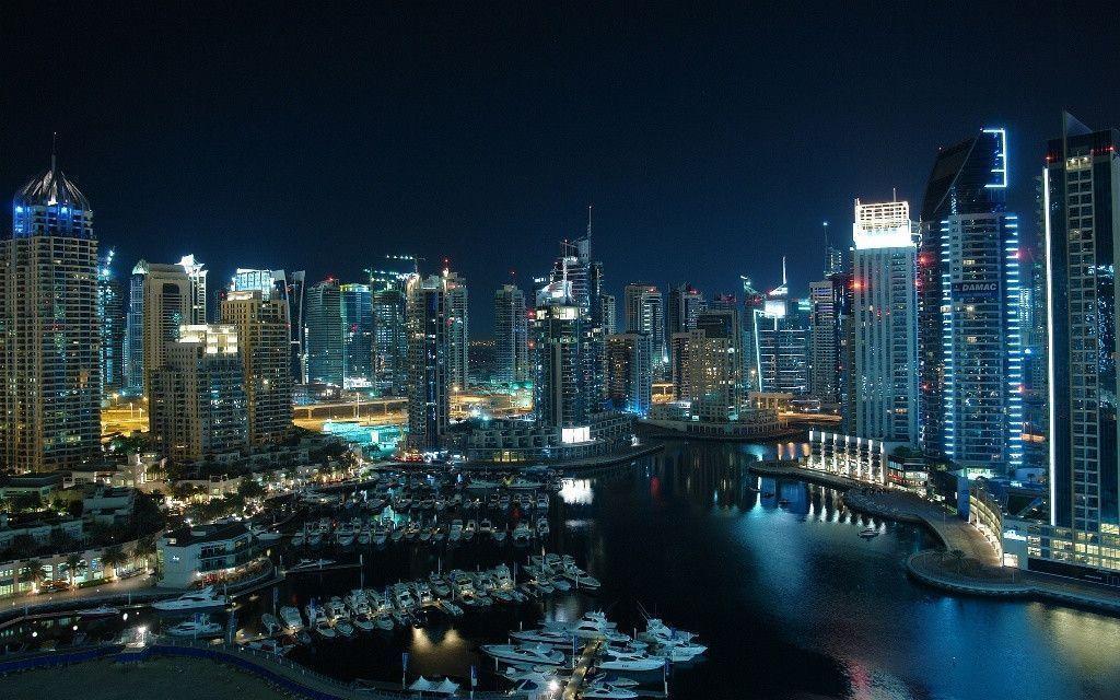 Dubai City Skyline HD Wallpaper. Download HD Wallpaper