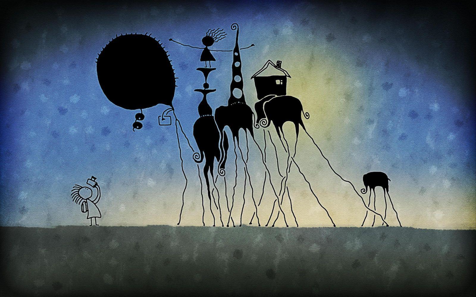 Dali Painting Mac / Wallpaper Art 81221 high quality Background