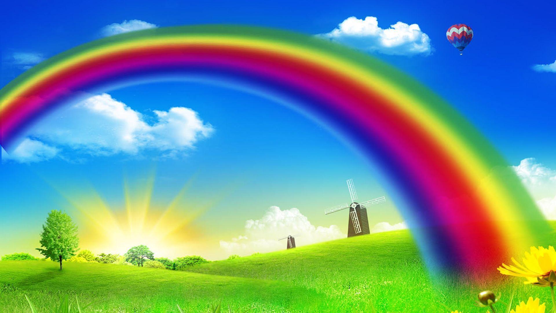 Beautiful Rainbow HD Wallpaper Free Download. HD Free Wallpaper