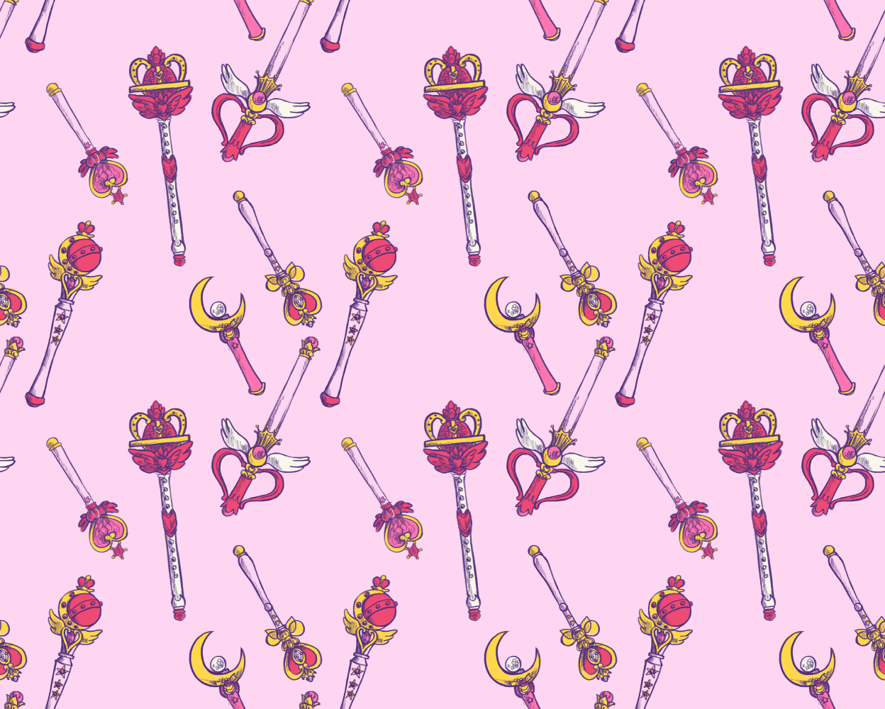 image For > Sailor Moon Background Tile
