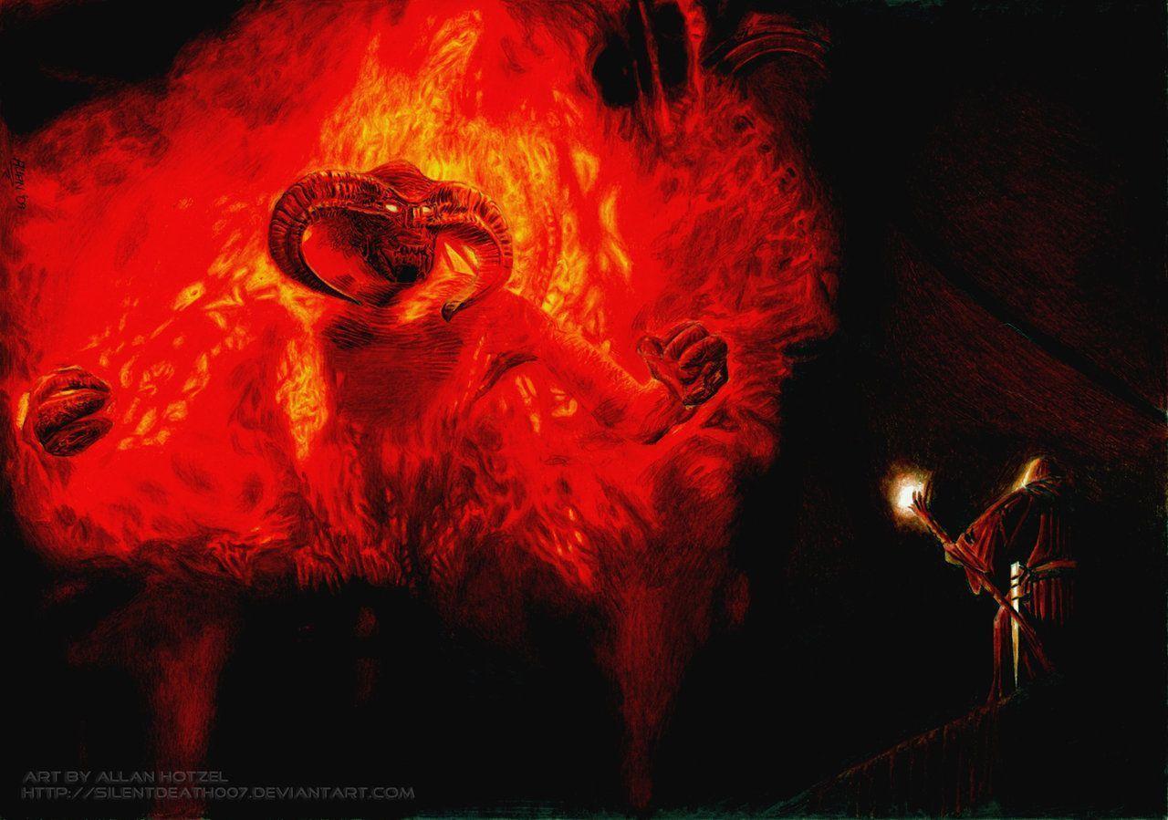 Balrog And Gandalf By Angelstorm 82