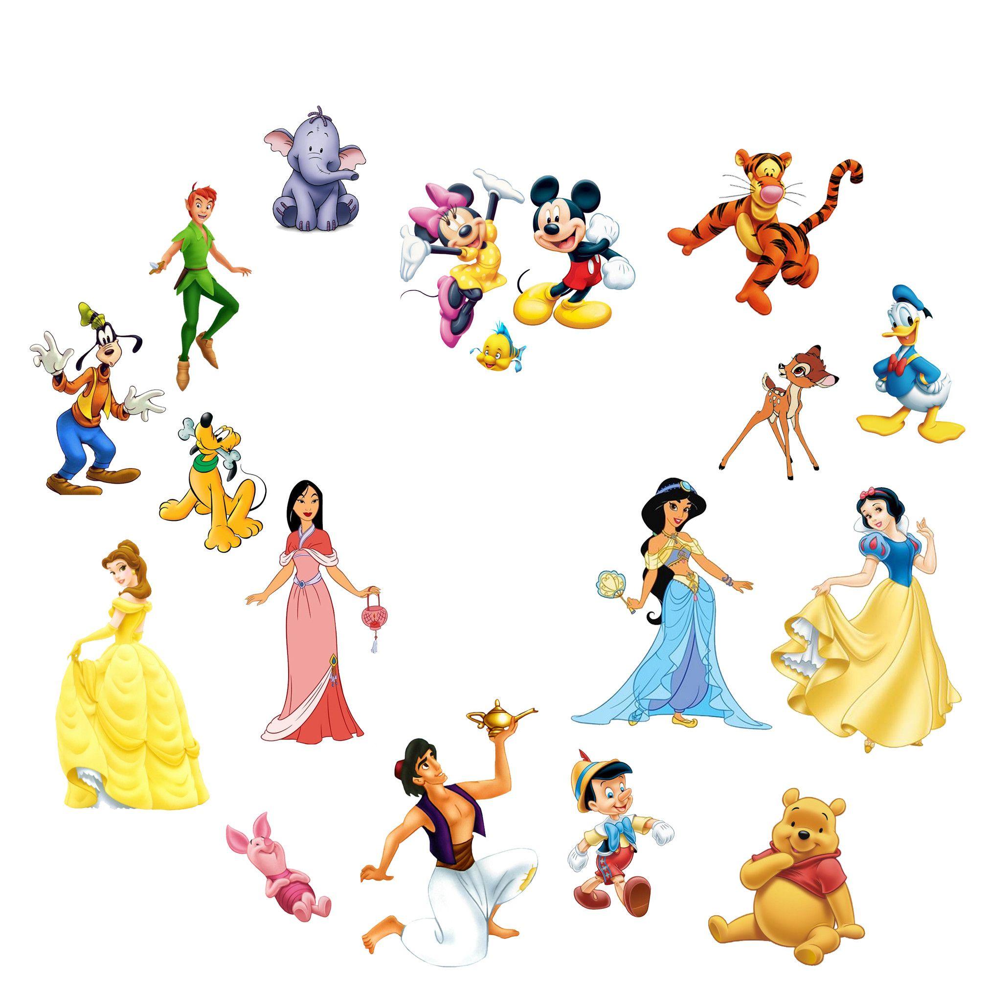 image For > Disney Character Background