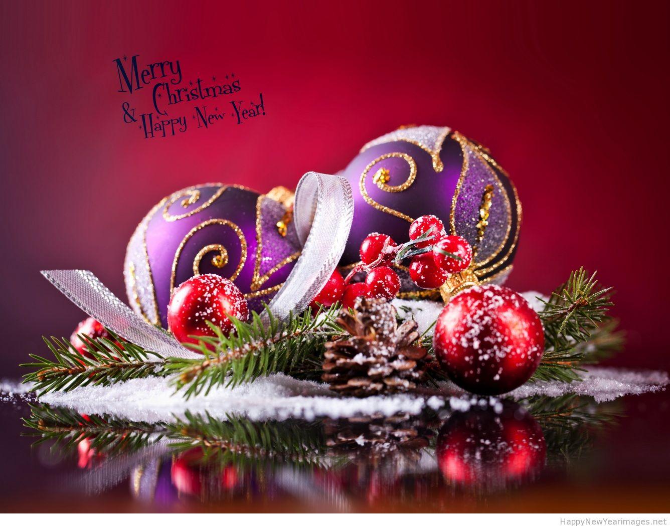 Happy new year & Merry Christmas 2014 2015 wallpaper