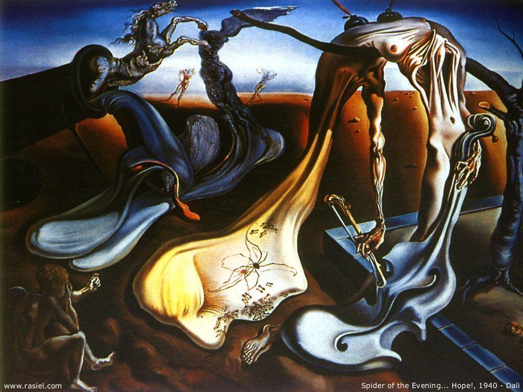 Dali paintings, Salvador Dali Painting Wallpaper 1024x768 NO.9