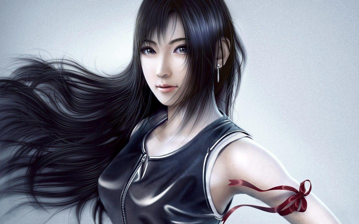 3d anime woman and beautiful pretty art 4k full HD