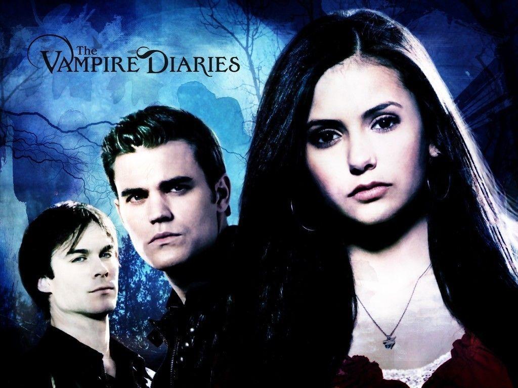 Stefan, Elena and Damon Vampire Diaries Wallpaper 8414994
