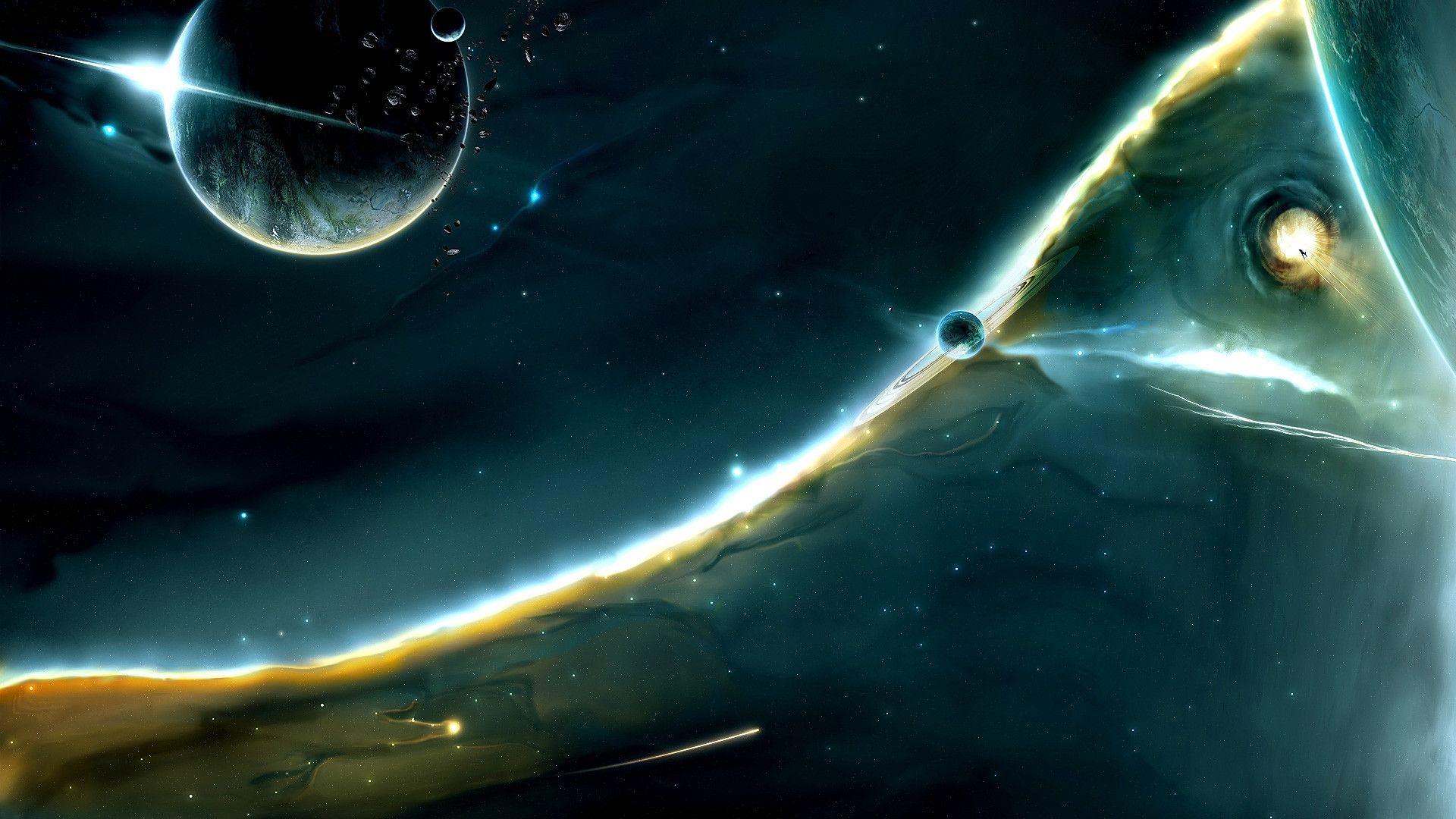 1080p Digital Universe HD Wallpaper