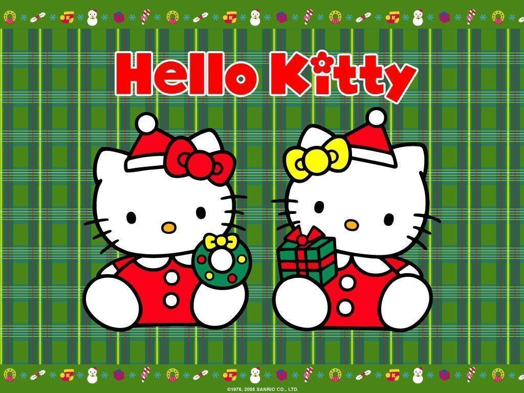 Wallpaper For > Hello Kitty Christmas Wallpaper iPhone