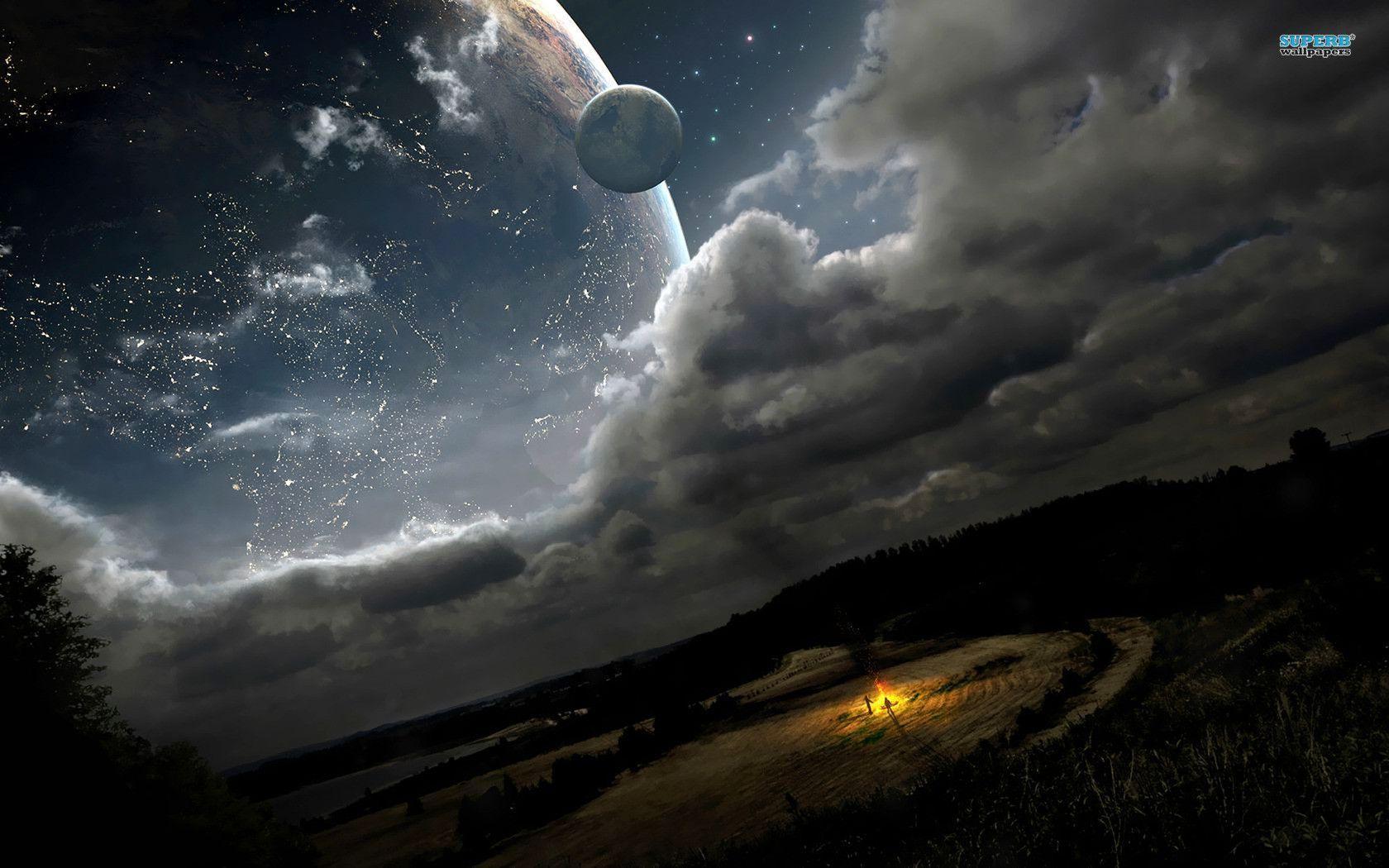 Night Sky Backgrounds Wallpaper Cave