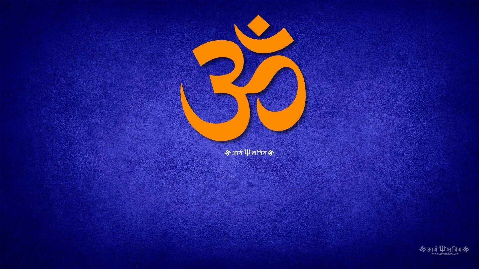 Om Symbol Dark Background Hd Wallpaper