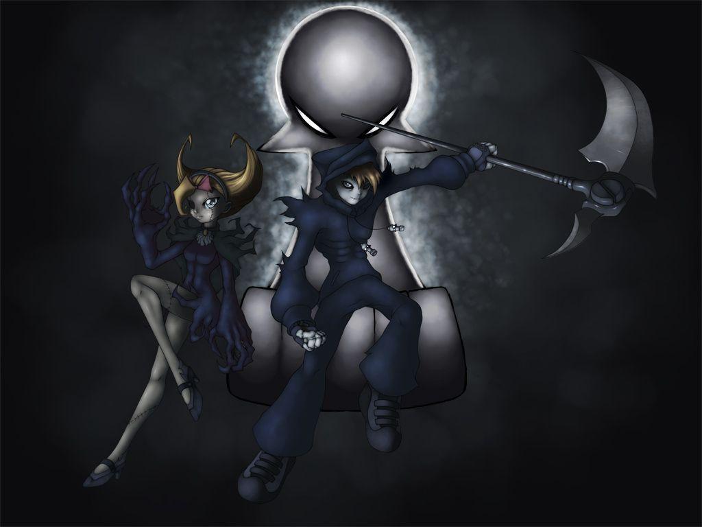 Minimandy And Grim J Wallpaper By Deks Designs