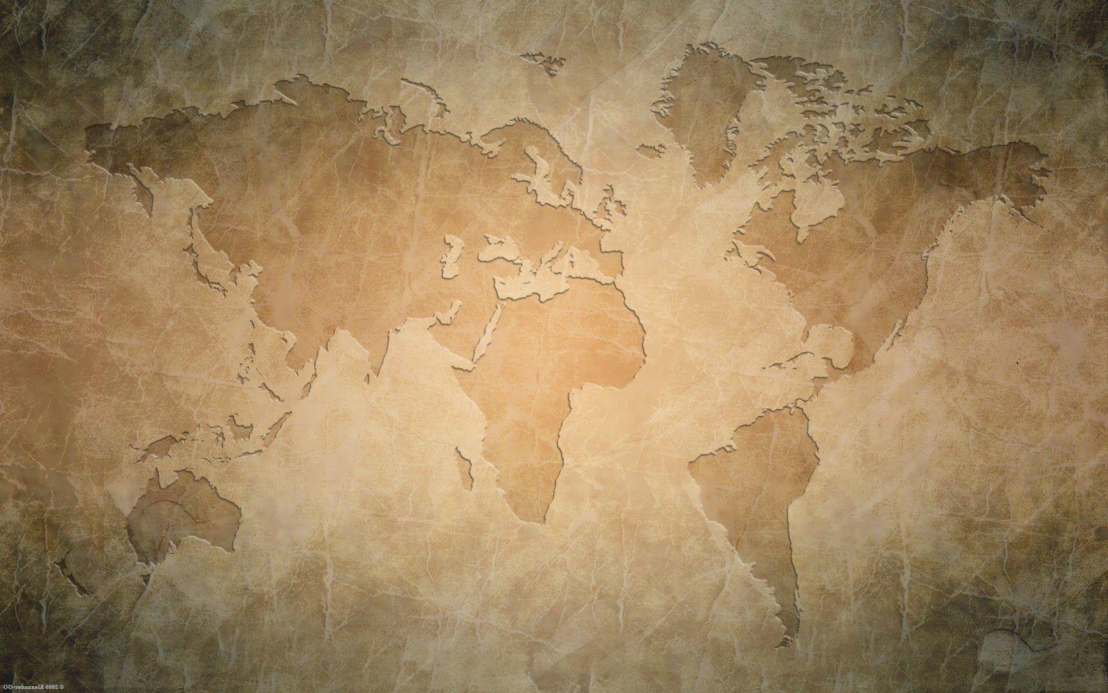 Hd Wallpaper Textured World Map Windows Desktop Wallpaper