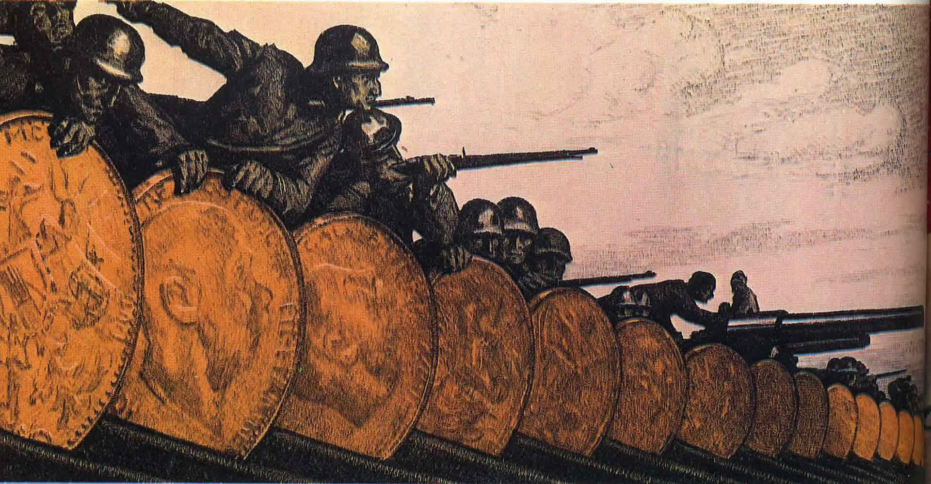 War Funding Propaganda Posters Wallpaper Image