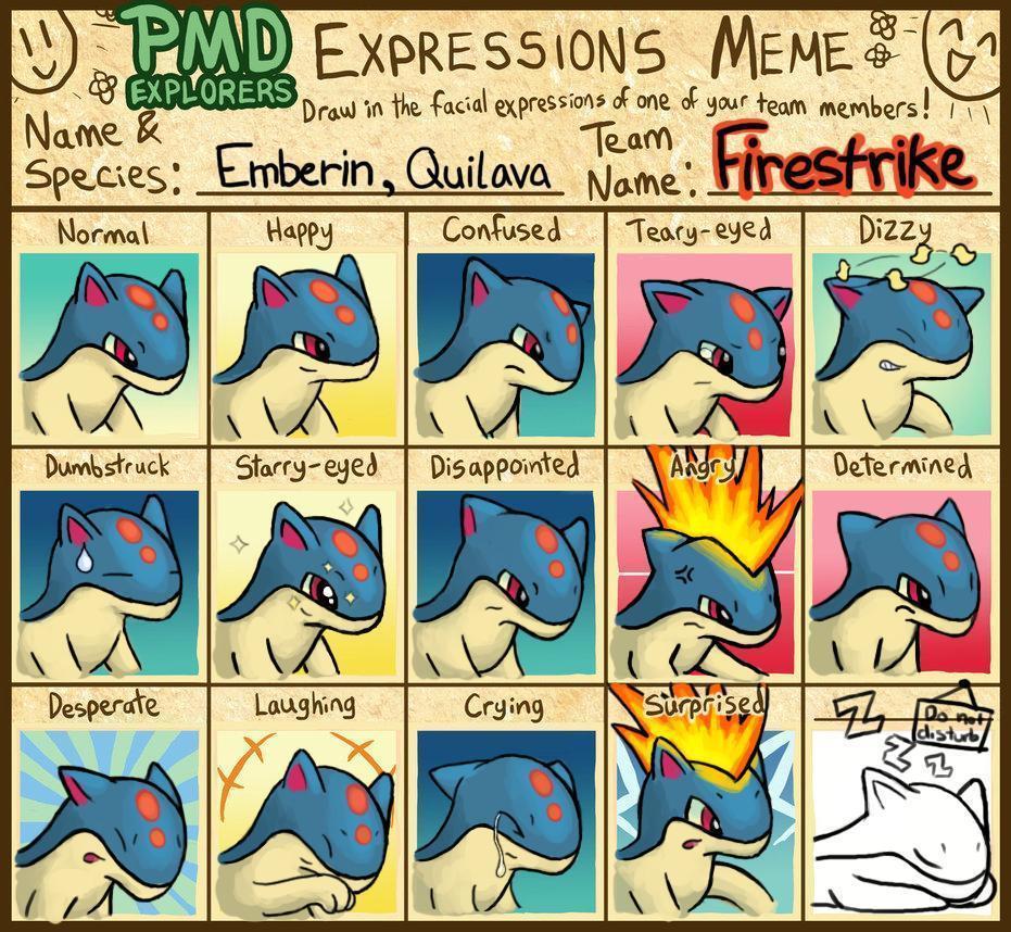 Pokemon Mystery Dungeon Expressions Meme
