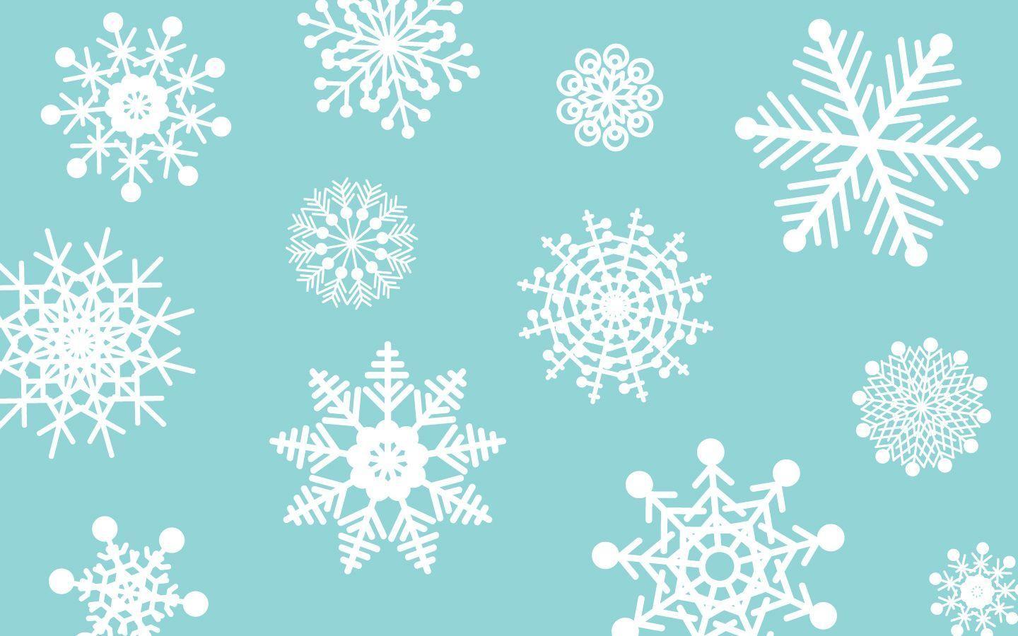 Wallpaper For > Snowflake Desktop Background