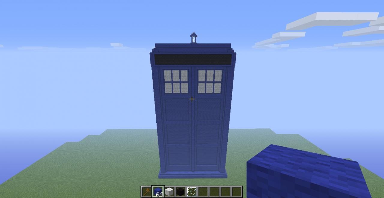 Minecraft Tardis HD Wallpaper For Desktop Background