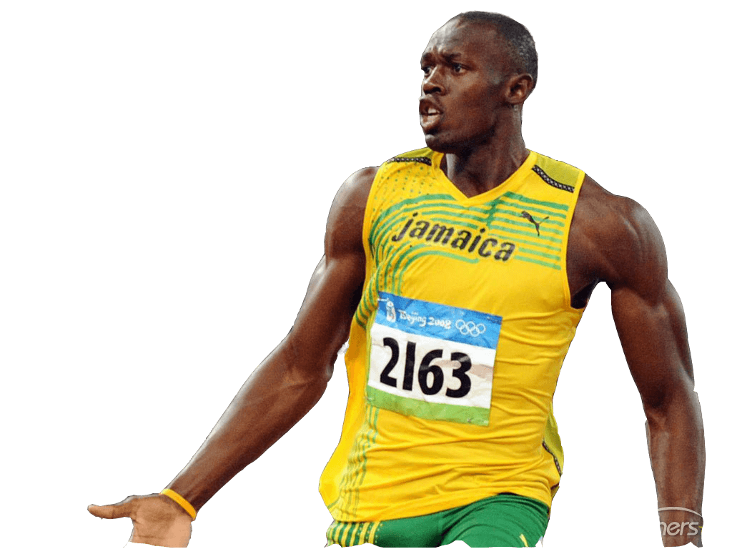 Usain Bolt Running In The Olympics