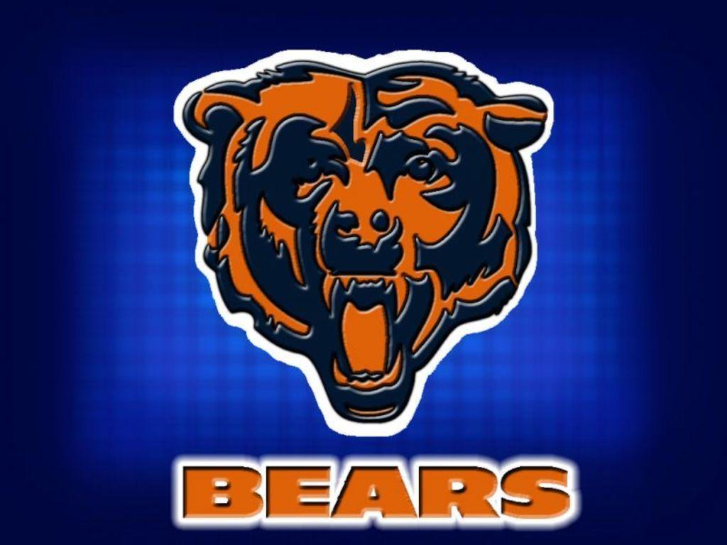 Nfl Logo Black And White Wallpapers Chicago Bears Blue Backgrounds