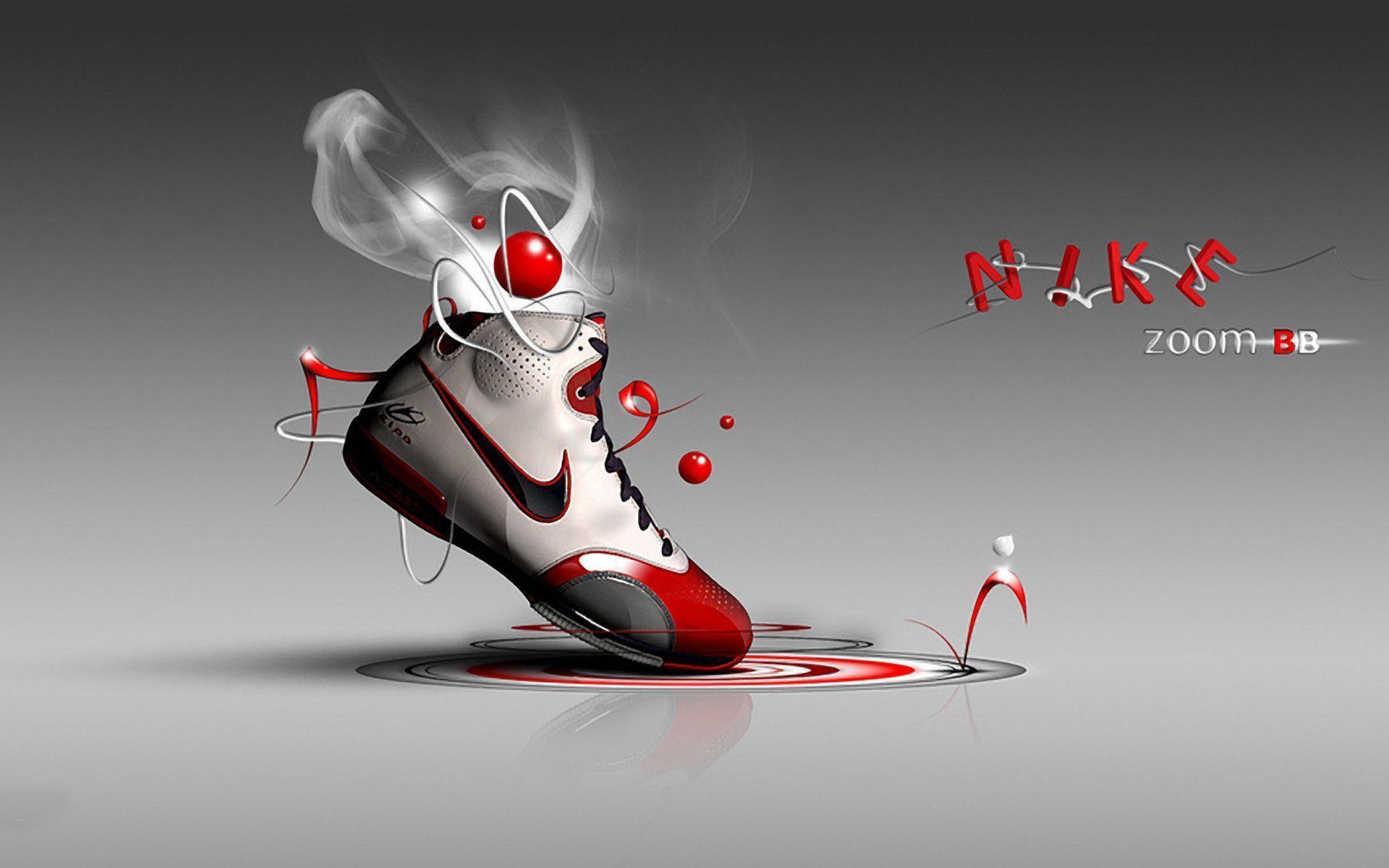 Nike Shoes Grafity Wallpaper HD