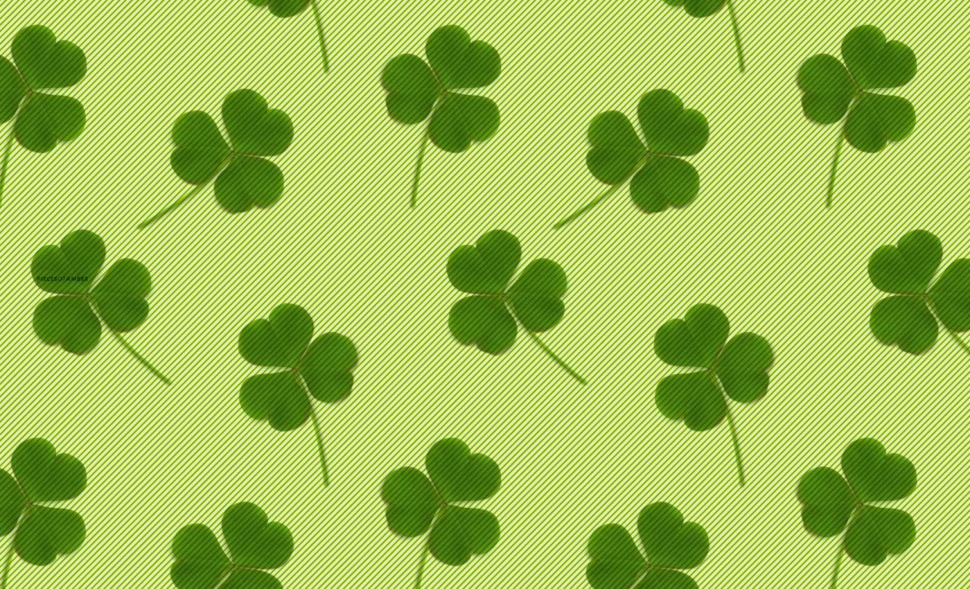 Wallpaper For > Shamrock Background