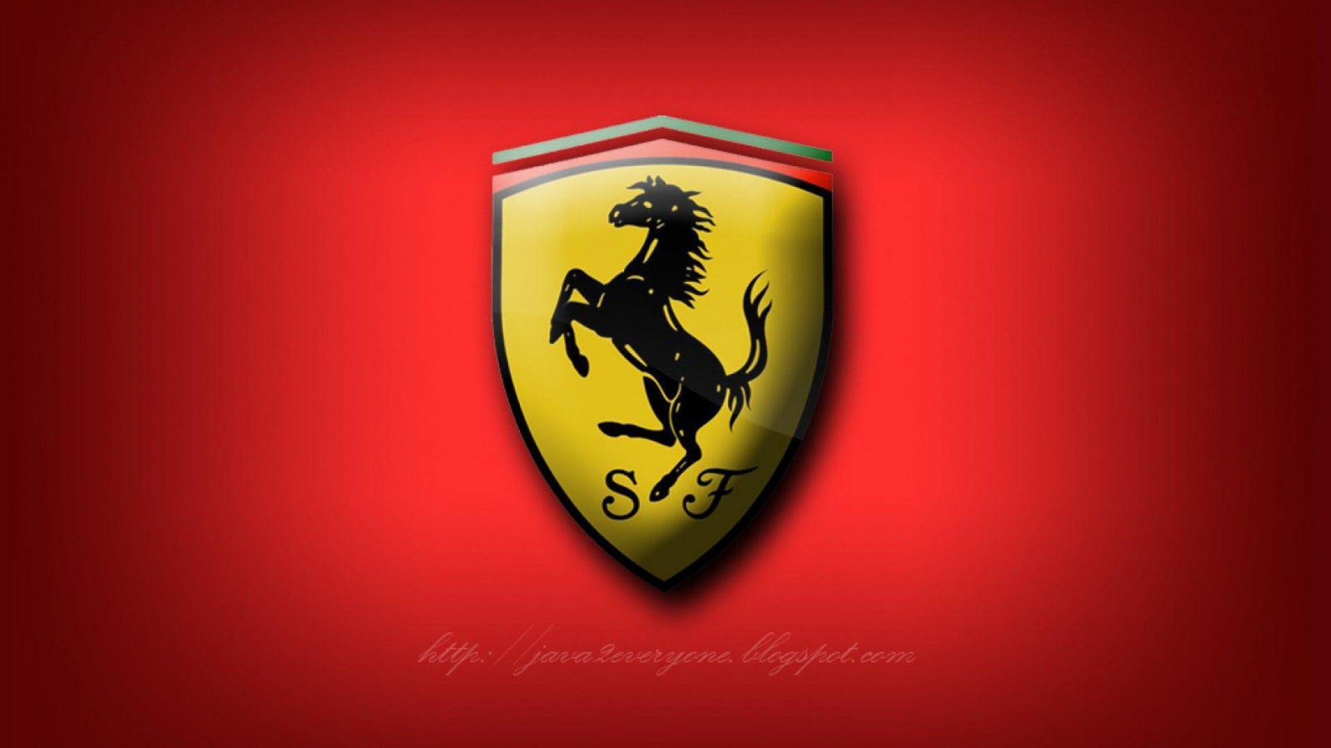 Ferrari Brand Logo HD Wallpaper