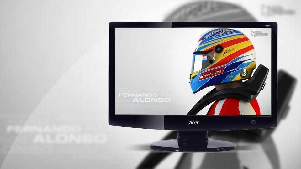 More Like Fernando Alonso 3D Wallpaper