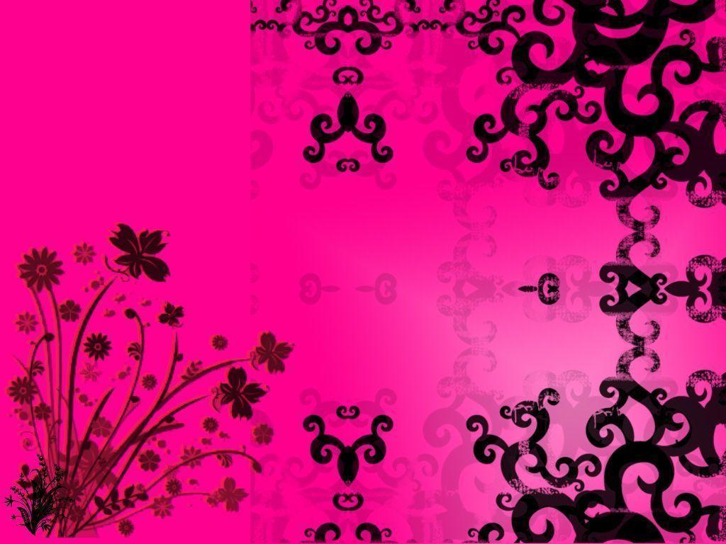 Pink And Black Pattern Wallpaper Wallpaper. Cool