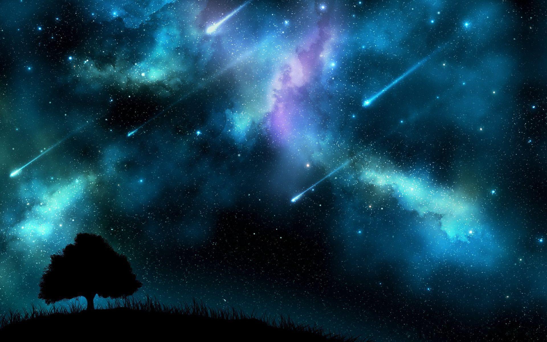 Wallpaper For > Falling Star Wallpaper HD