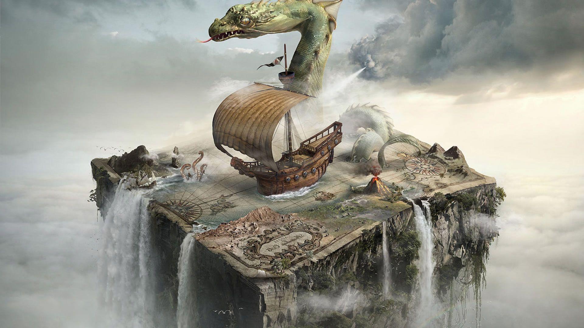 HD Wallpaper: 1920x1080 Abstract Best Fantasy Dragon HD Free