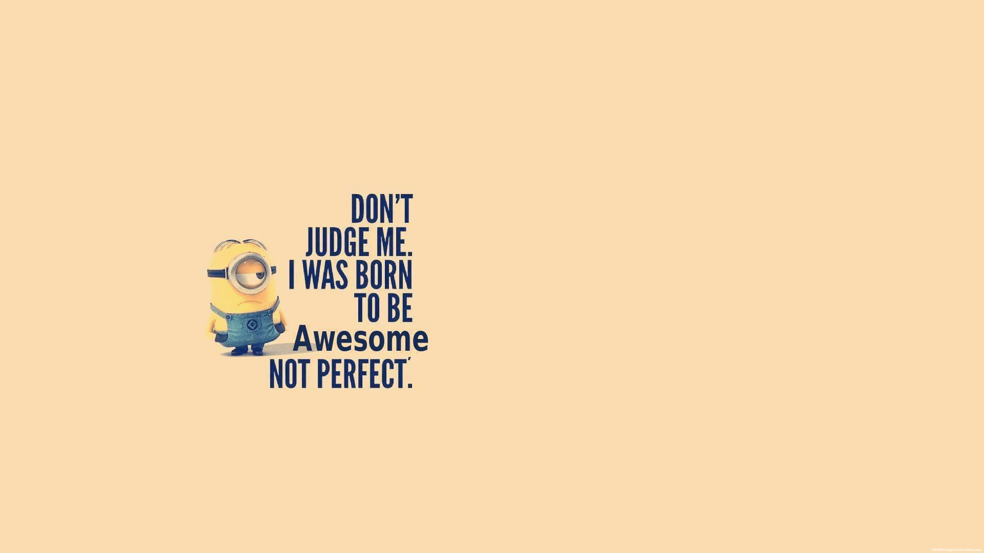 Funny Minion Quote HD Wallpaper About Awesomeness. Foolhardi