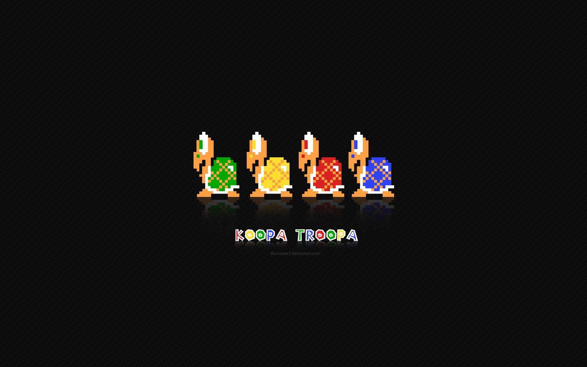 Super Mario World Koopa Troopa wallpaper