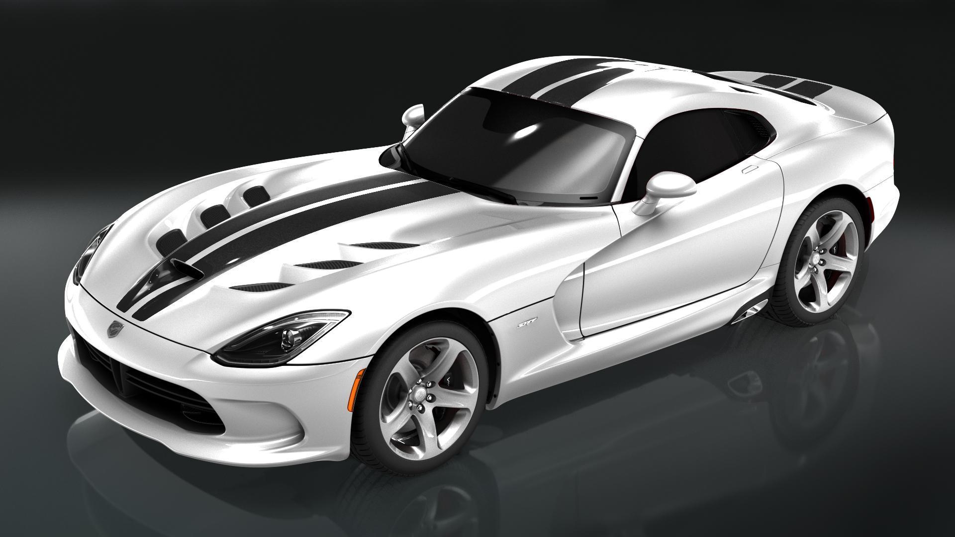 Dodge Viper GTS R White Wallpaper. Car Desktop Wallpaper