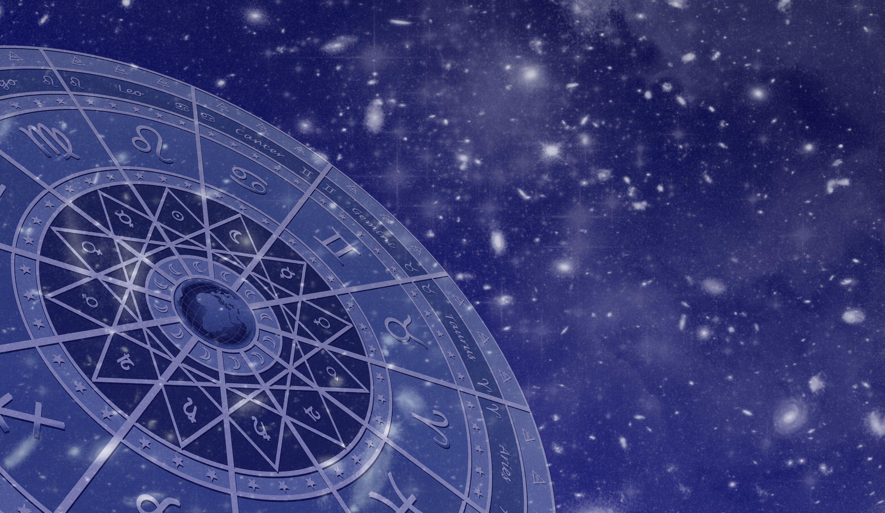 Signs of the zodiac on a blue backgrounds wallpapers and image