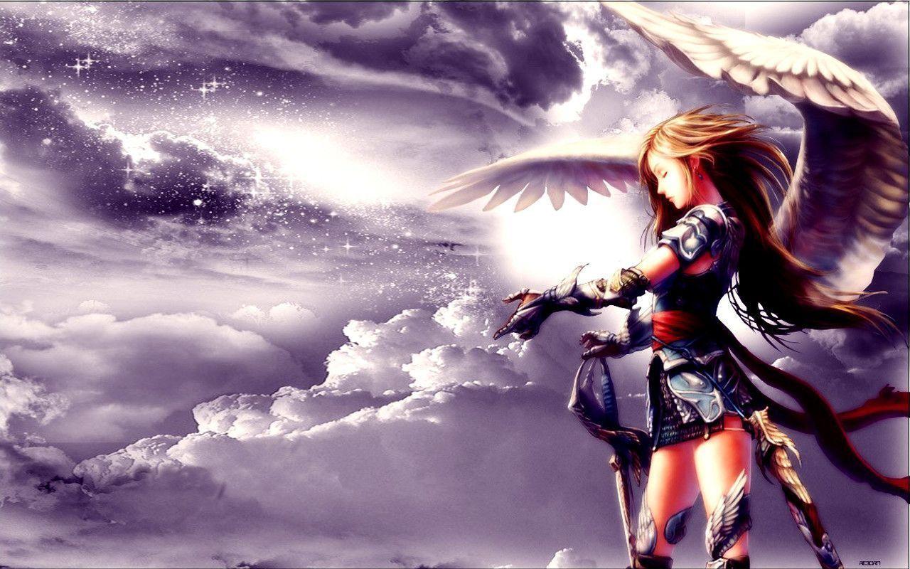 Anime Angel Wallpaper Background