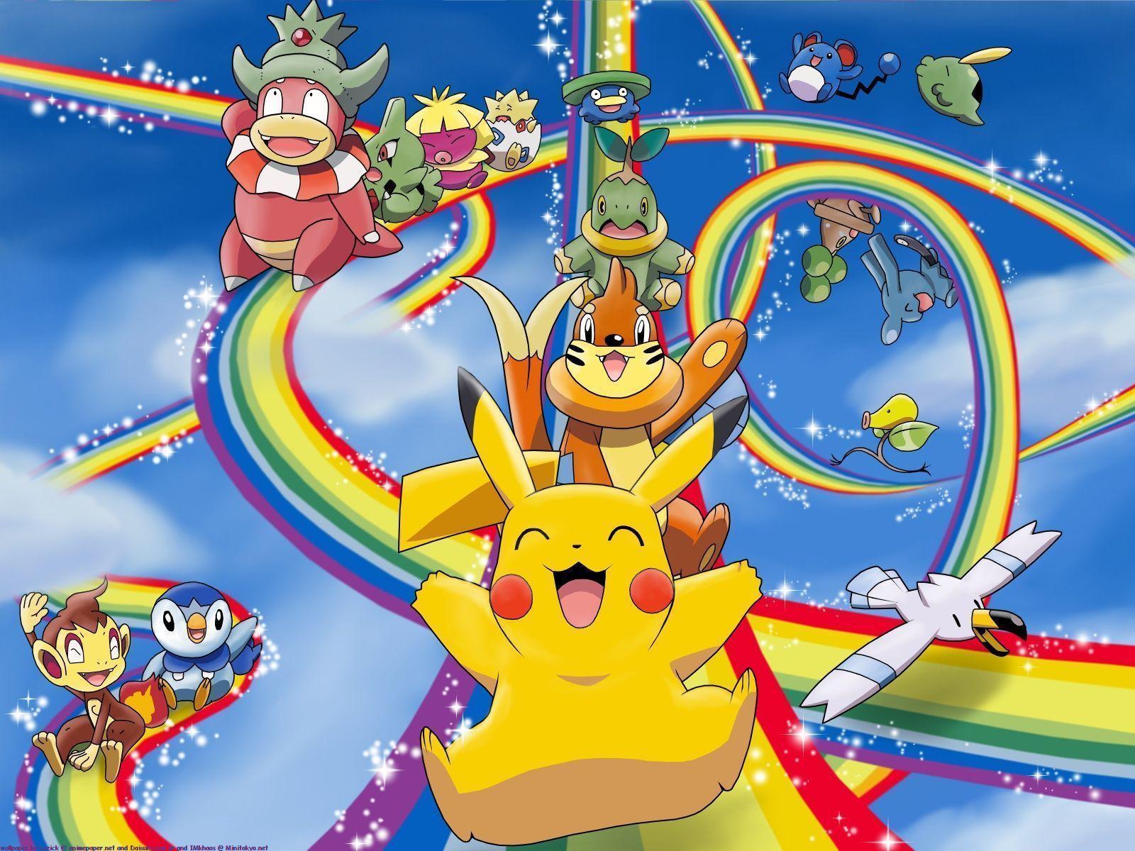 Download Colorful Pokémon Anime Hd Wallpaper