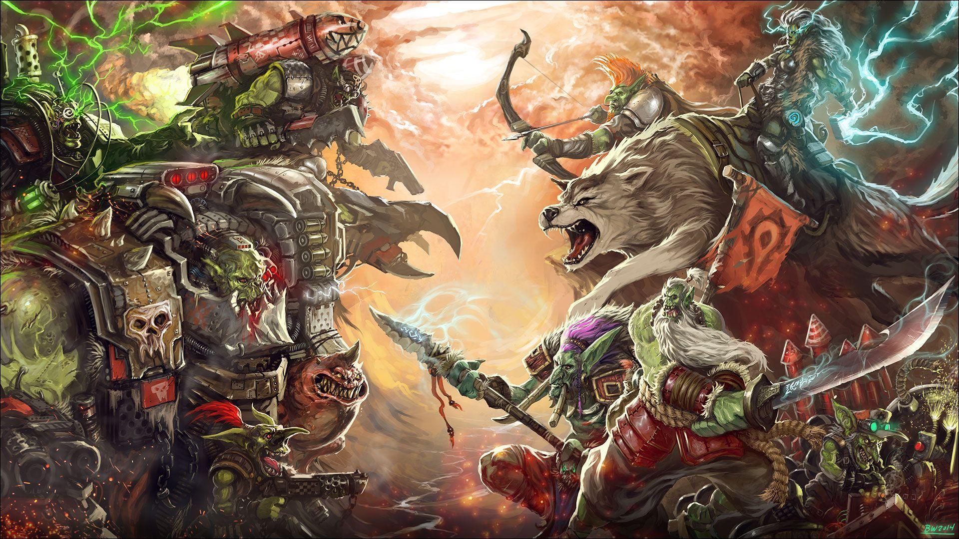 Warhammer 40K Orks Photo Wallpaper HD