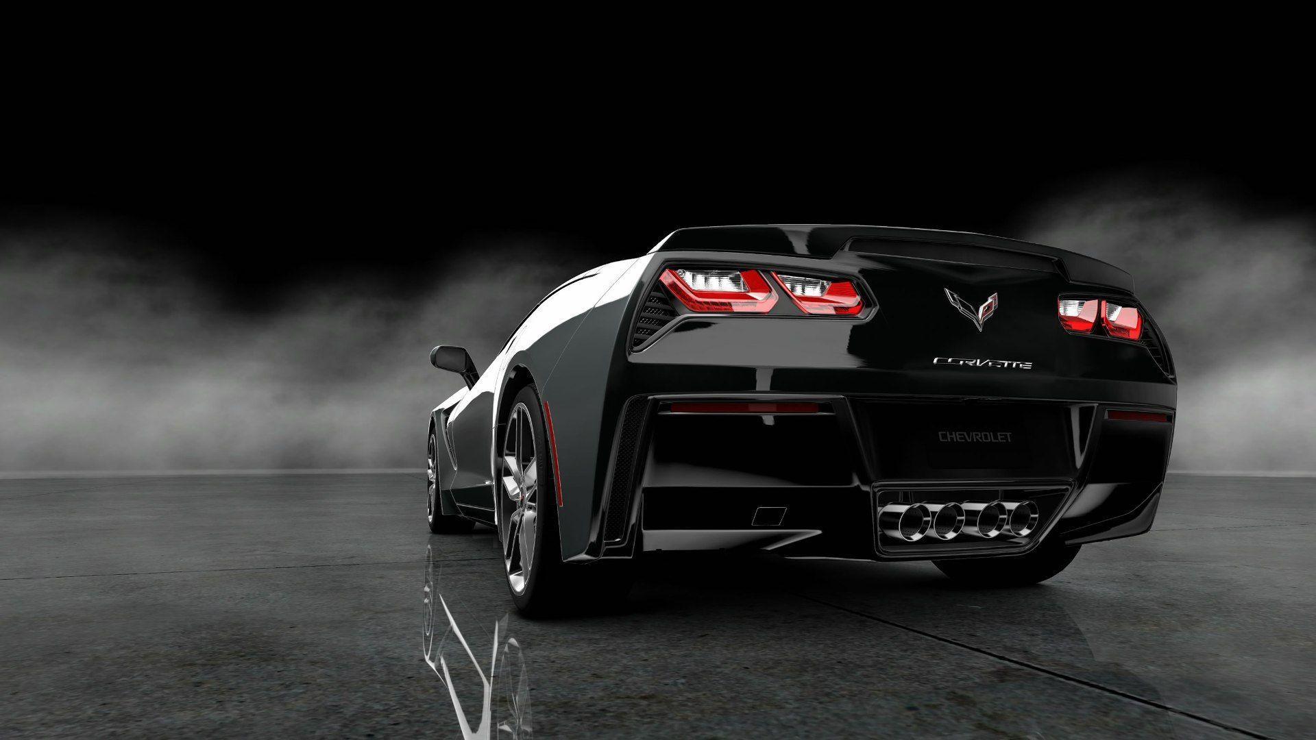 Corvette Black Wallpaper Widescreen Wallpaper