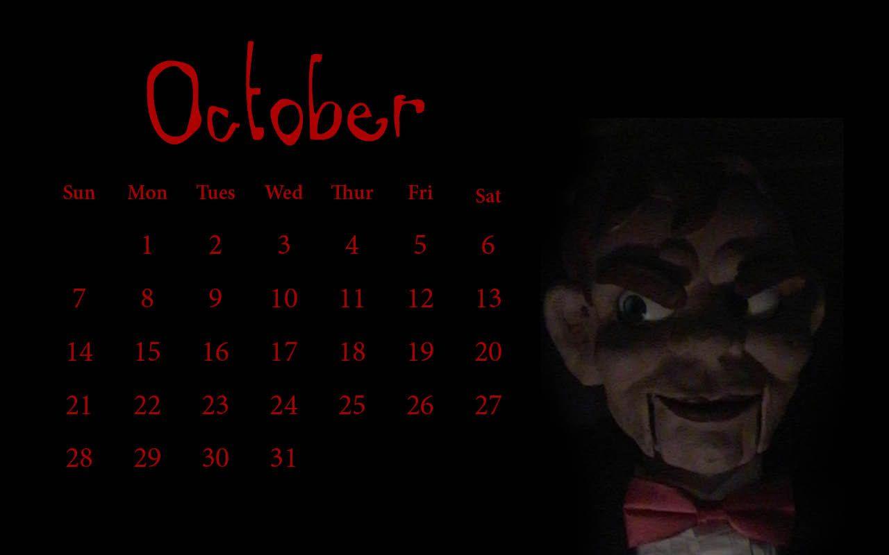 October: Slappy the Dummy of the Goosebumps series of course