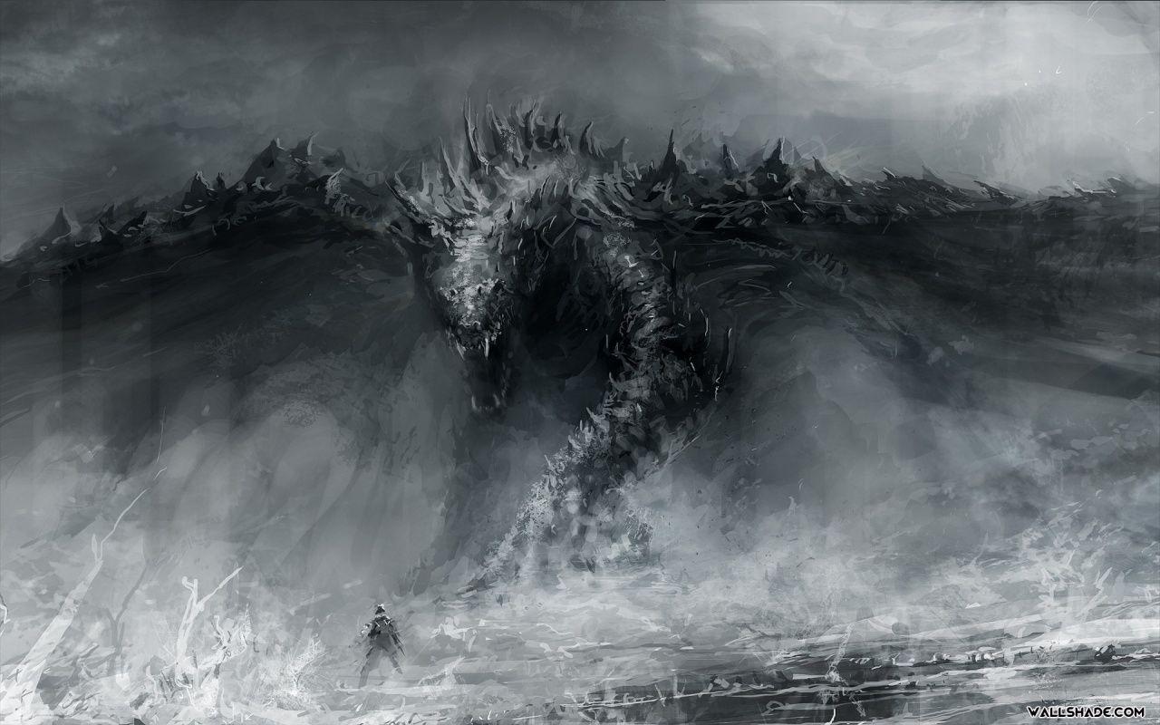 Free Dragon Art desktop wallpaper 1280800