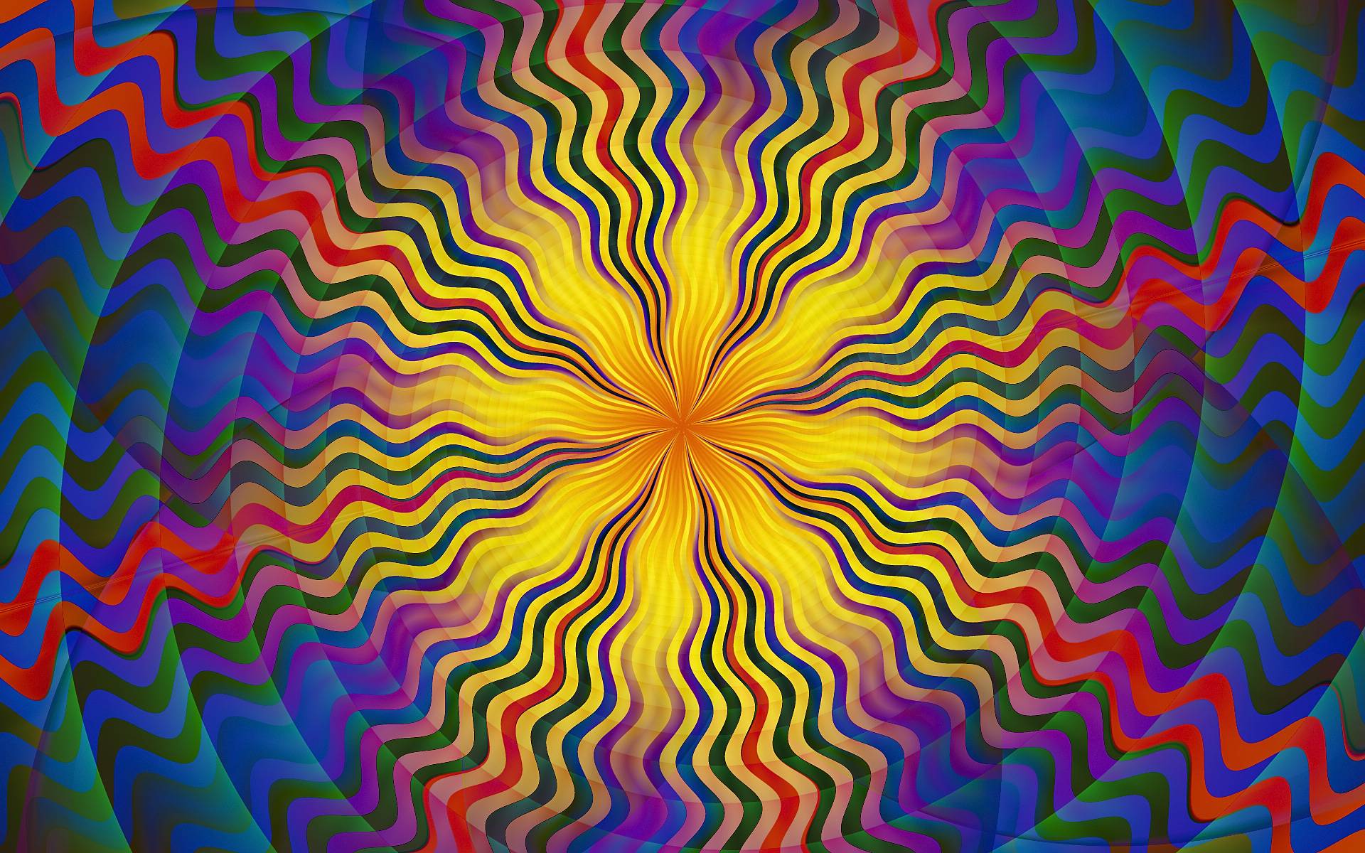 Trippy Wallpaper Hd - Wallpaper Sun