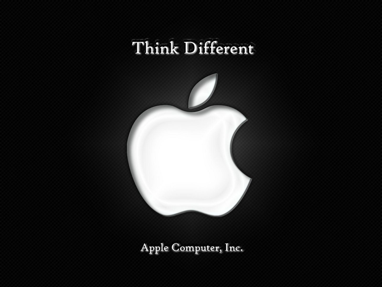 Apple Think Different in Logos