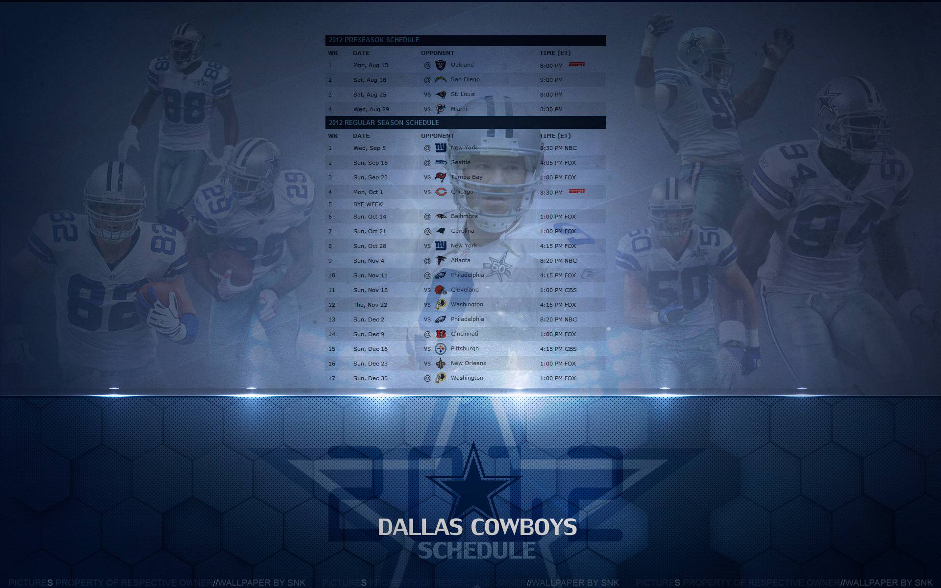 Schedule Wallpaper. Dallas Cowboys Forum