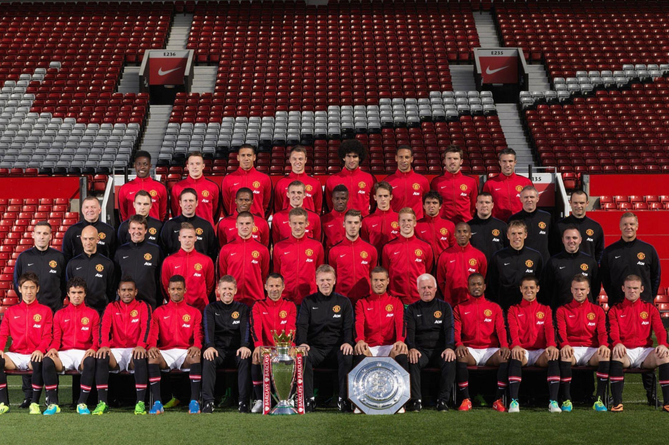 manchester united team wallpaper 2013
