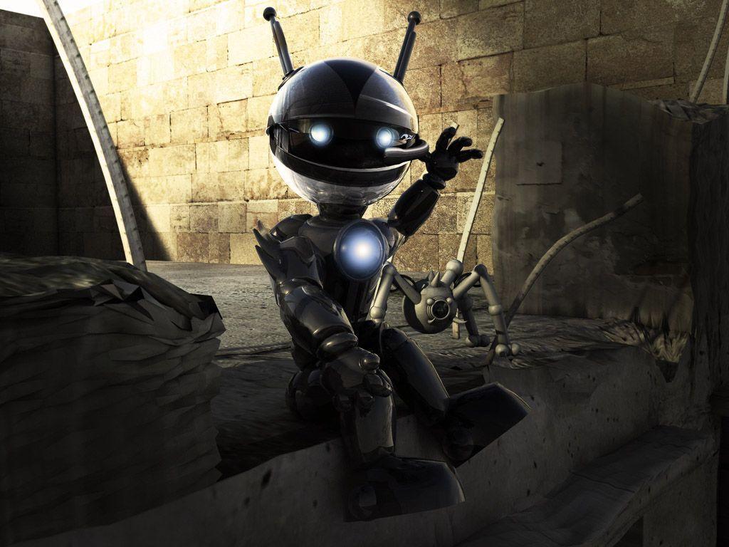 image For > Cute Robots Wallpaper